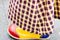 Rainbow's clown shoes