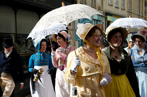 promenaders at the 2011 Jane Austen Festival in Bath